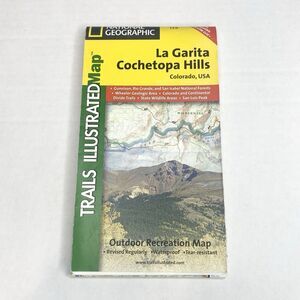 National Geographic Trails Map #139 La Garita Cochetopa Hills Colorado, USA
